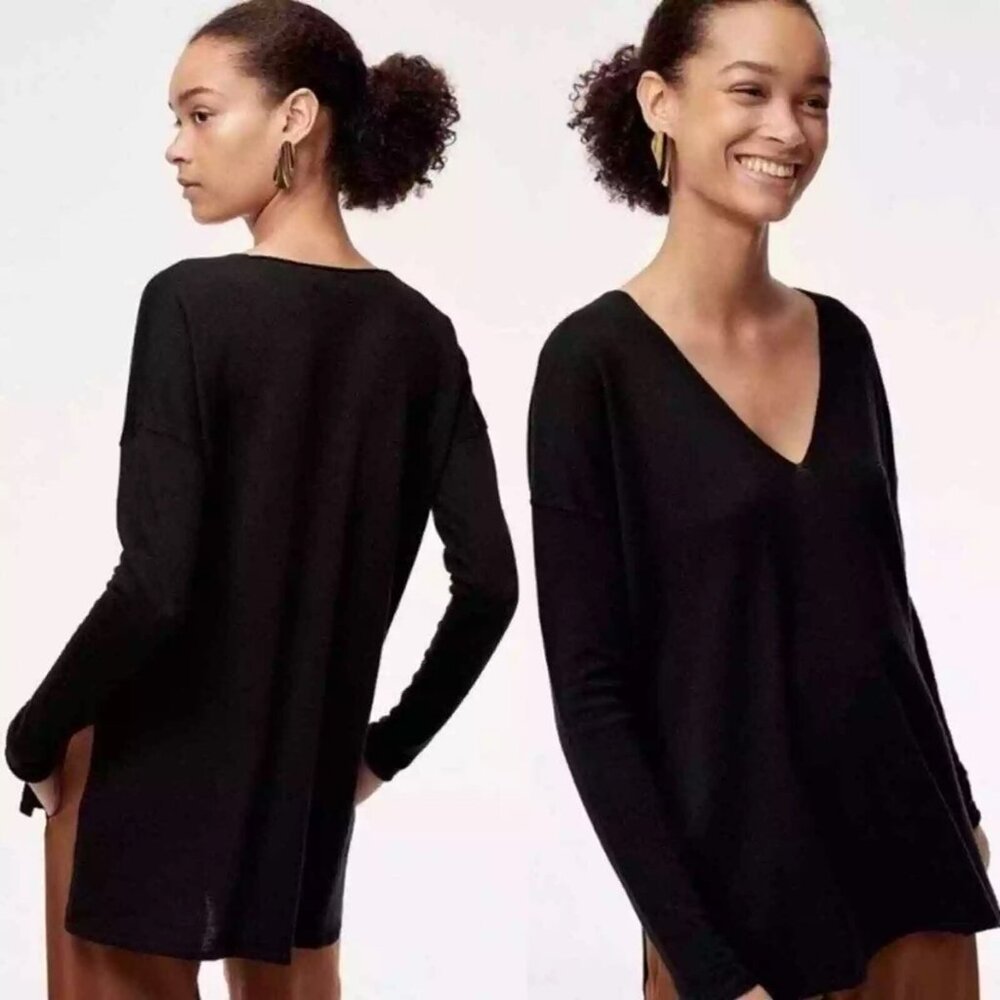 NEW! Aritzia Babaton Erin Sweater Wool Linen Blend Women's XS